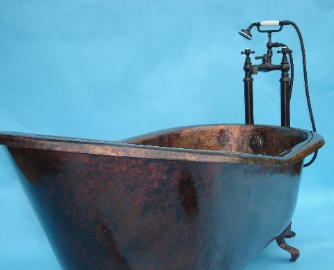 Fortryd får kaos LSBW Special copper bronze finish tub
